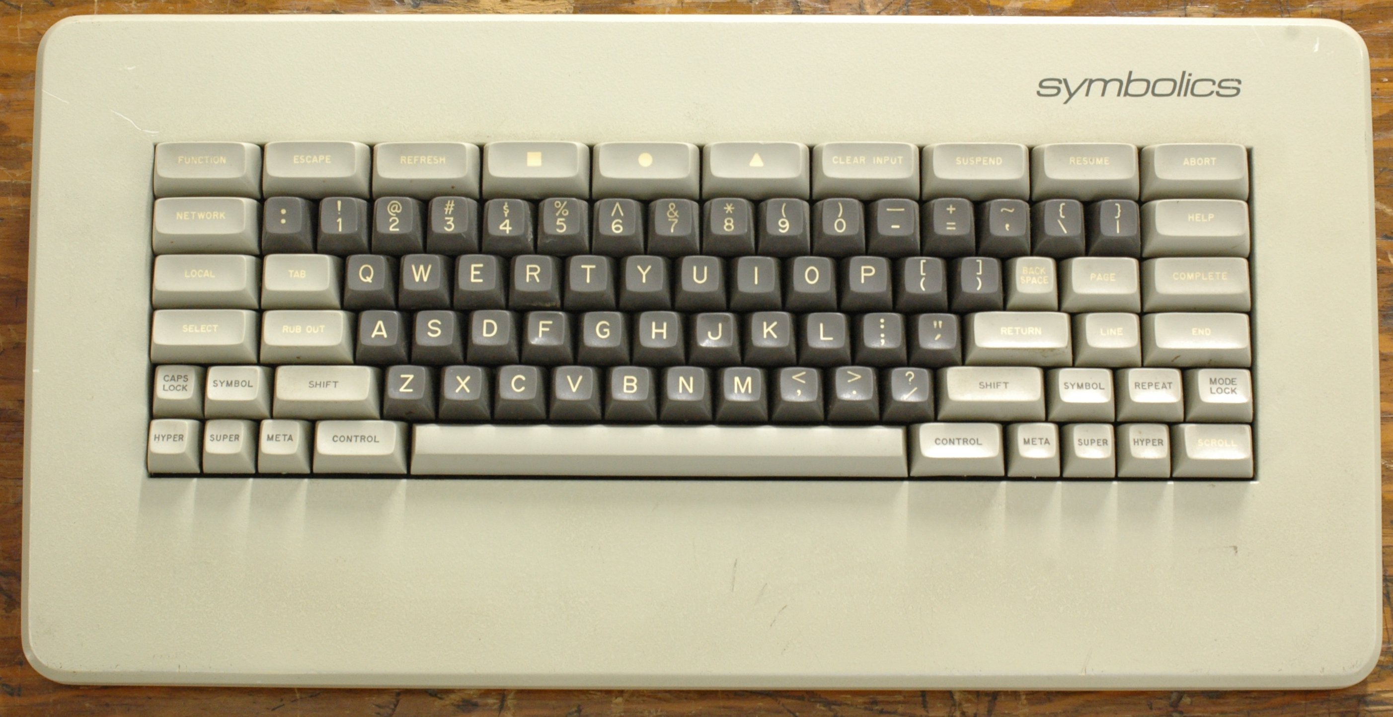 Symbolics Keyboard